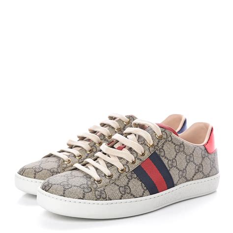 gucci ace gg supreme sneaker cheap|gucci ace gg suede sneakers.